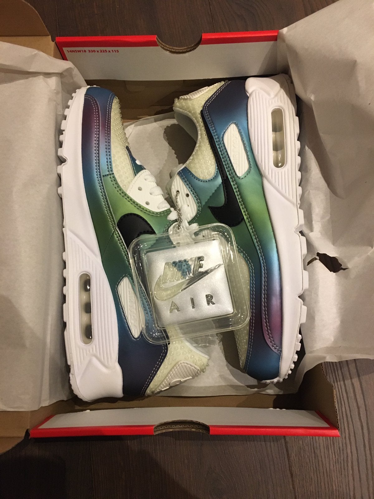 Nike air max 90 eu44 multi color bubbels nieuw ongedragen, Ophalen, Nieuw