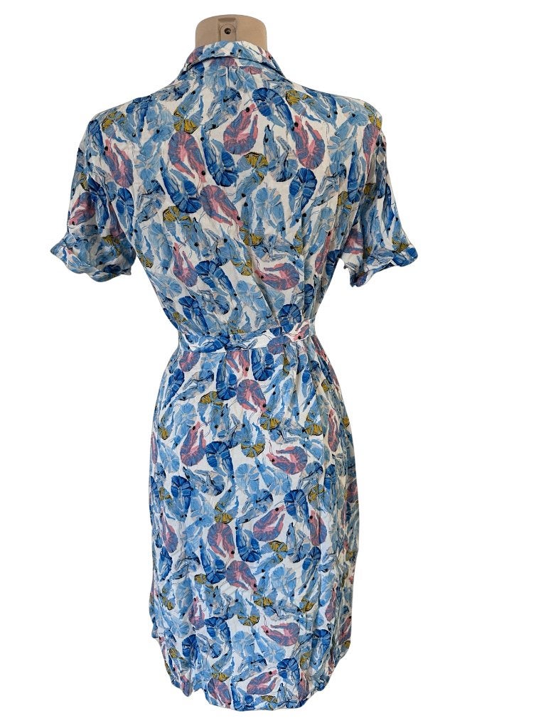 Fabienne Chapot jurk S, Maat 38/40 (M), Blauw, Ophalen of Verzenden, Zo goed als nieuw