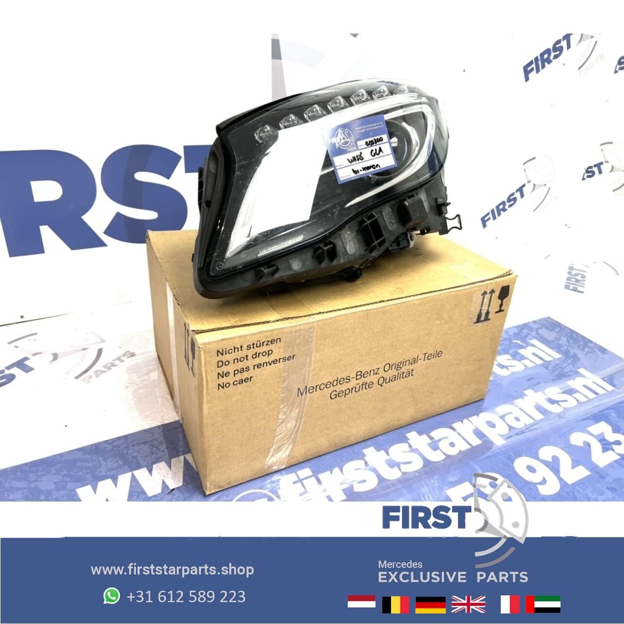 W156 GLA linker koplamp bi xenon LED Origineel Mercedes X15, Gebruikt, -, Ophalen of Verzenden, -