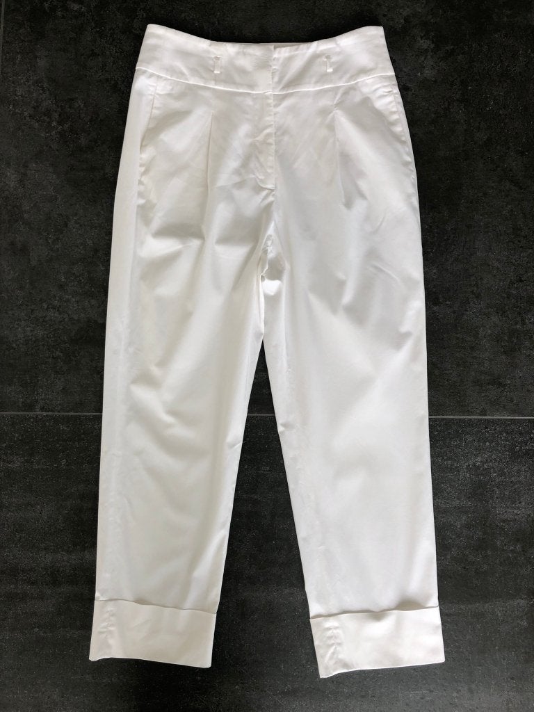 PESERICO broek, maat 38, Maat 38/40 (M), Verzenden, Wit, Zo goed als nieuw