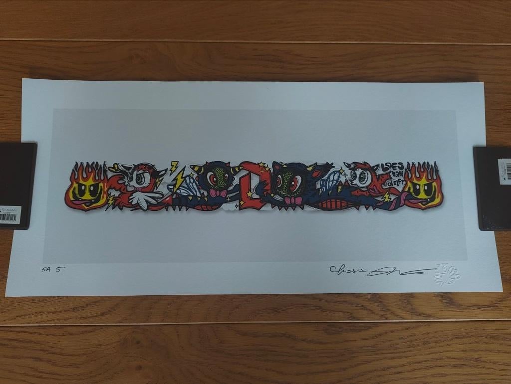 Loes Van Delft x Duvel Art Print + Duvel Box, Ophalen of Verzenden