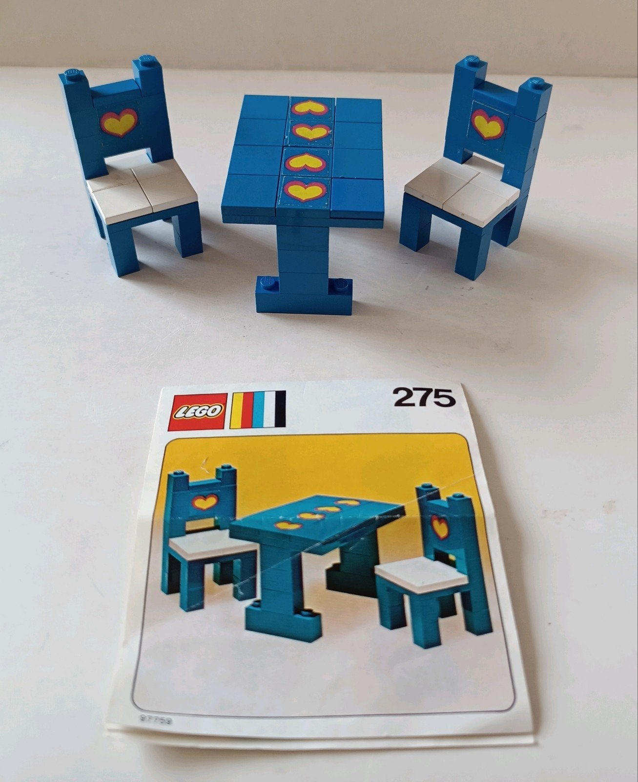 Vintage Lego set 275 uit 1974 compleet met bouwinstructies, Gebruikt, Overige thema's, Lego, Inclusief instructies