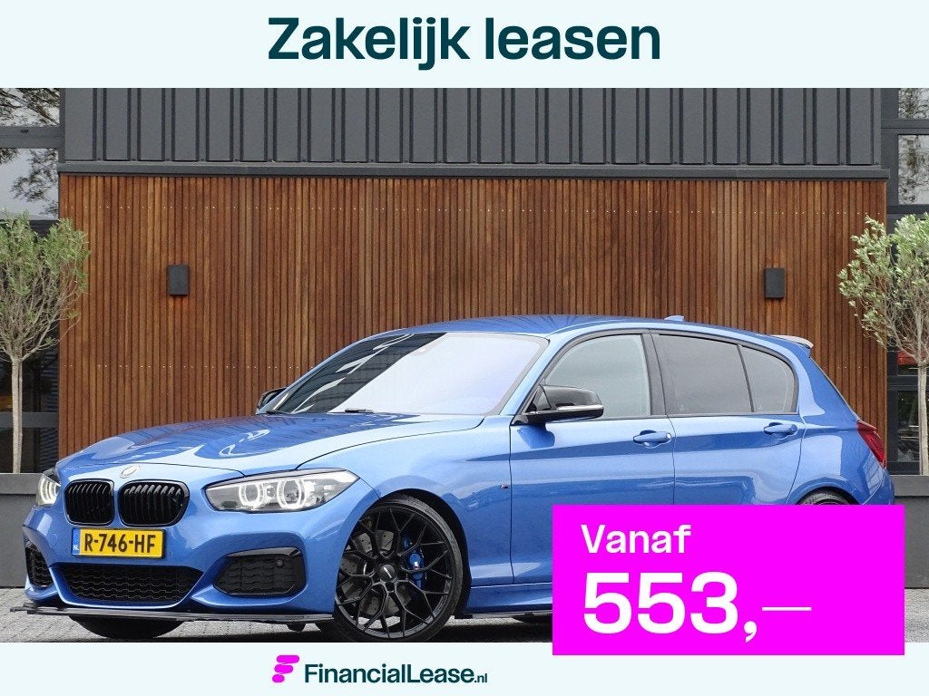 BMW 1 Serie M140i 560PK / Brembo / Zaero Edit / Stage 2 / Bi, Gebruikt, Euro 6, Blauw, 14 km/l