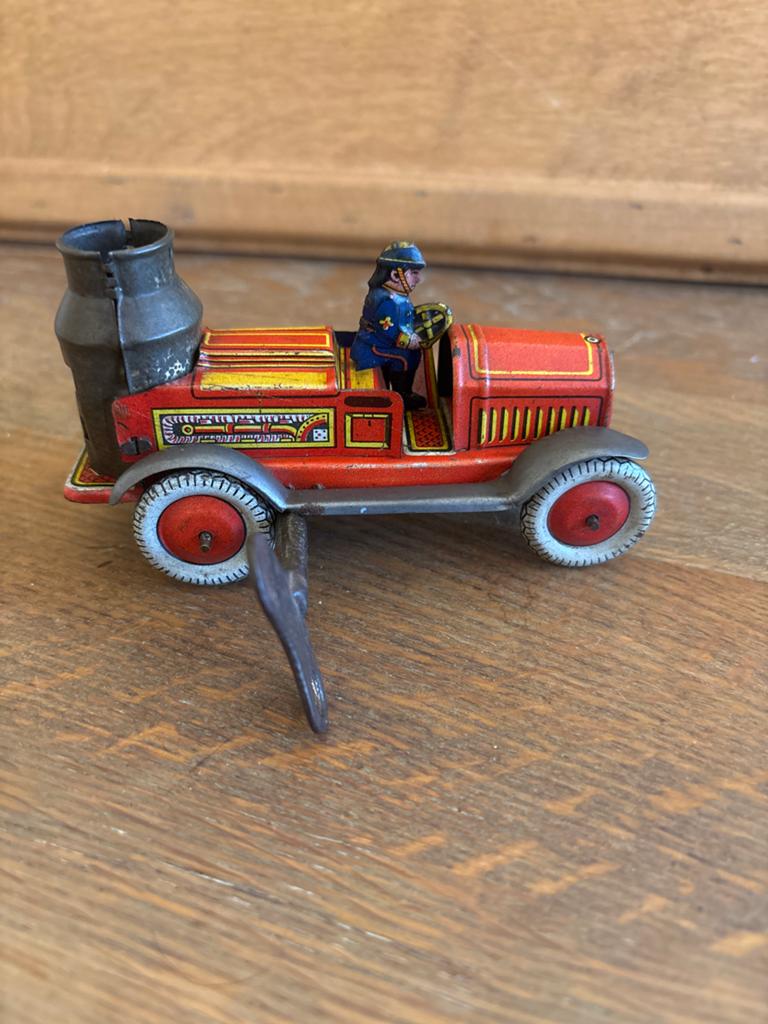 Oude  Blikken Brandweerauto  - Arnold ?, Ophalen of Verzenden