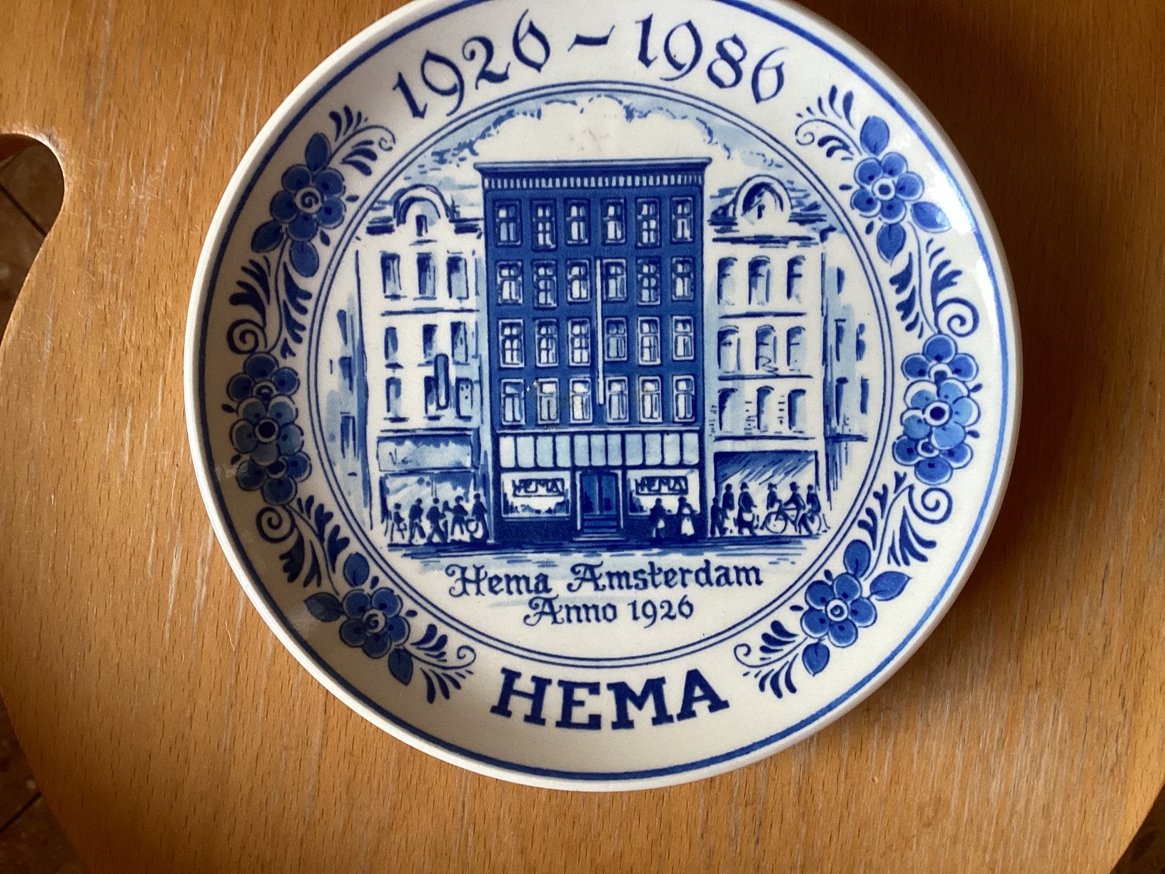 Amsterdam HEMA  Delfts Blauw // diam. 16.5 cm, Ophalen of Verzenden