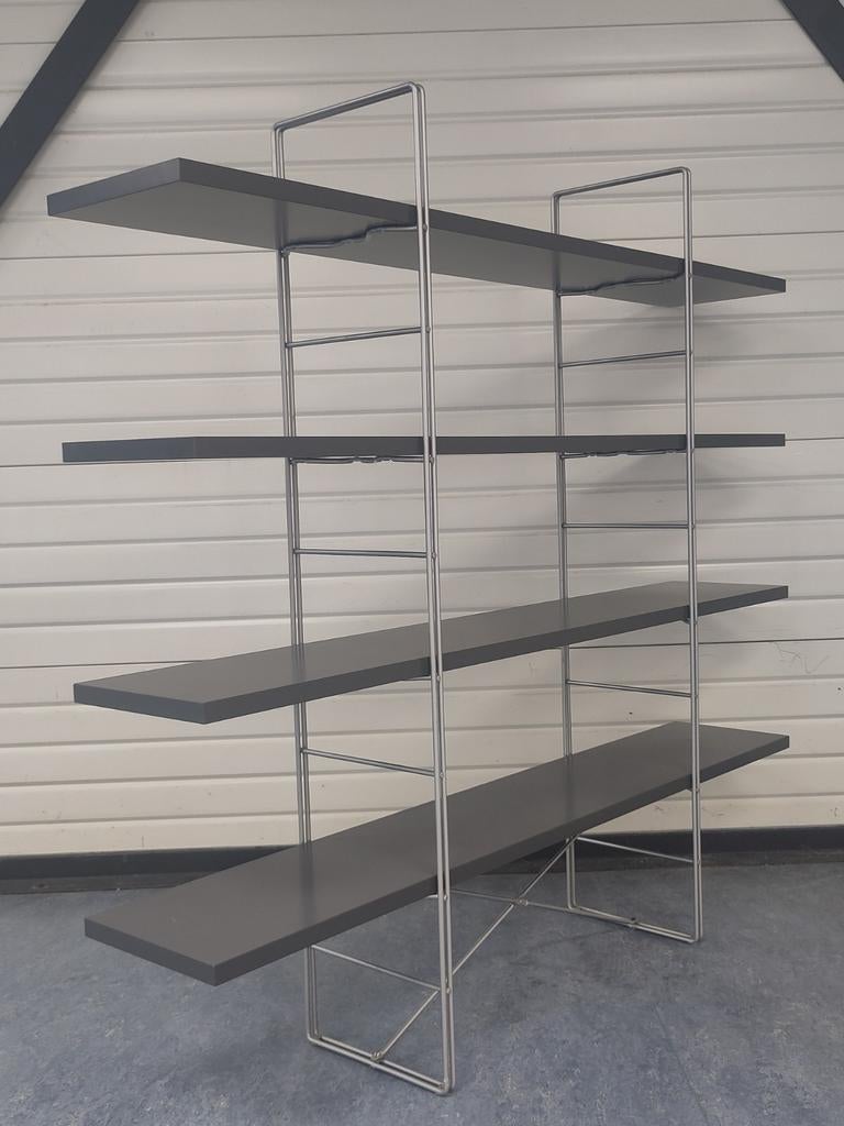 Vintage Ikea kast Enetri Niels Gammelgaard boekenkast, Met plank(en), Gebruikt, ., 150 tot 200 cm