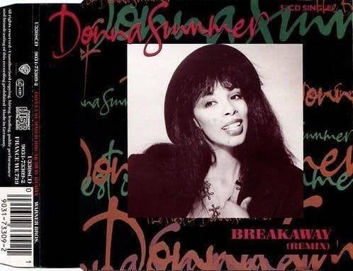 Donna Summer – Breakaway (Remix) CD Maxisingle 1990 💿, Verzenden, Zo goed als nieuw, Dance en House