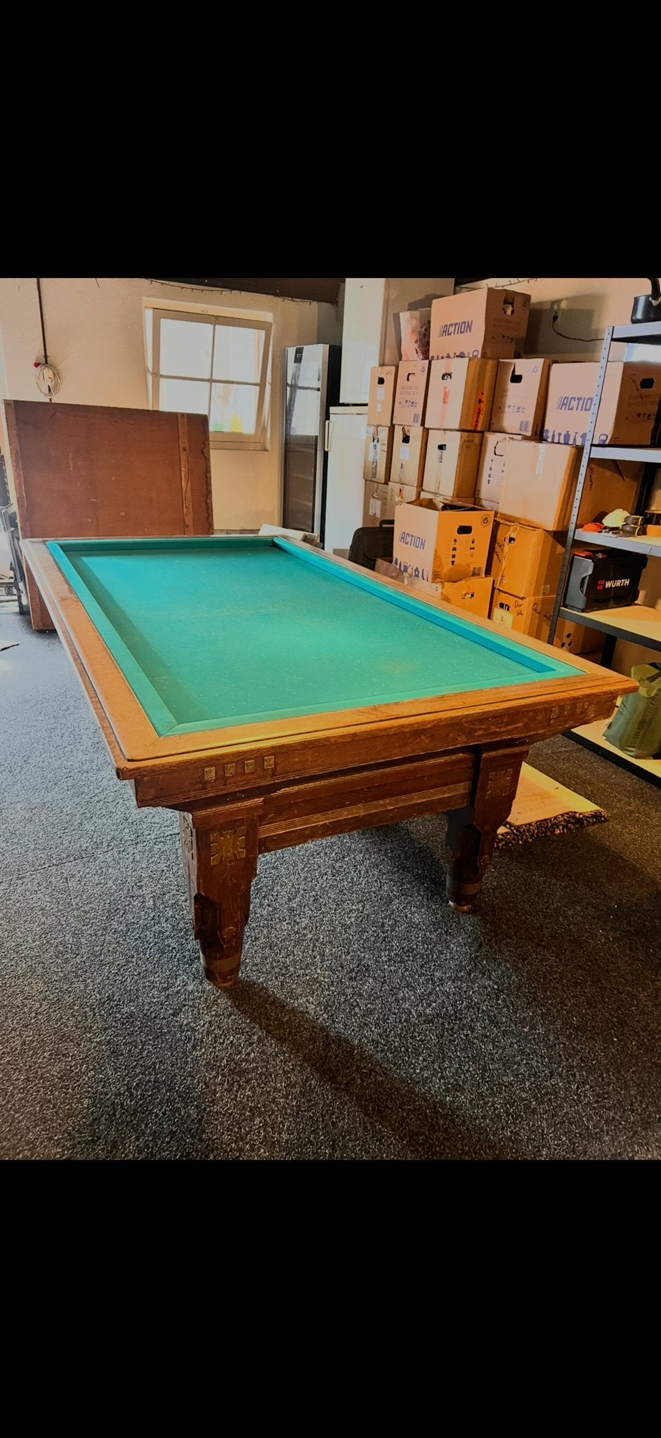 Biljardtafel met mooie bijgorende lampen, Ophalen