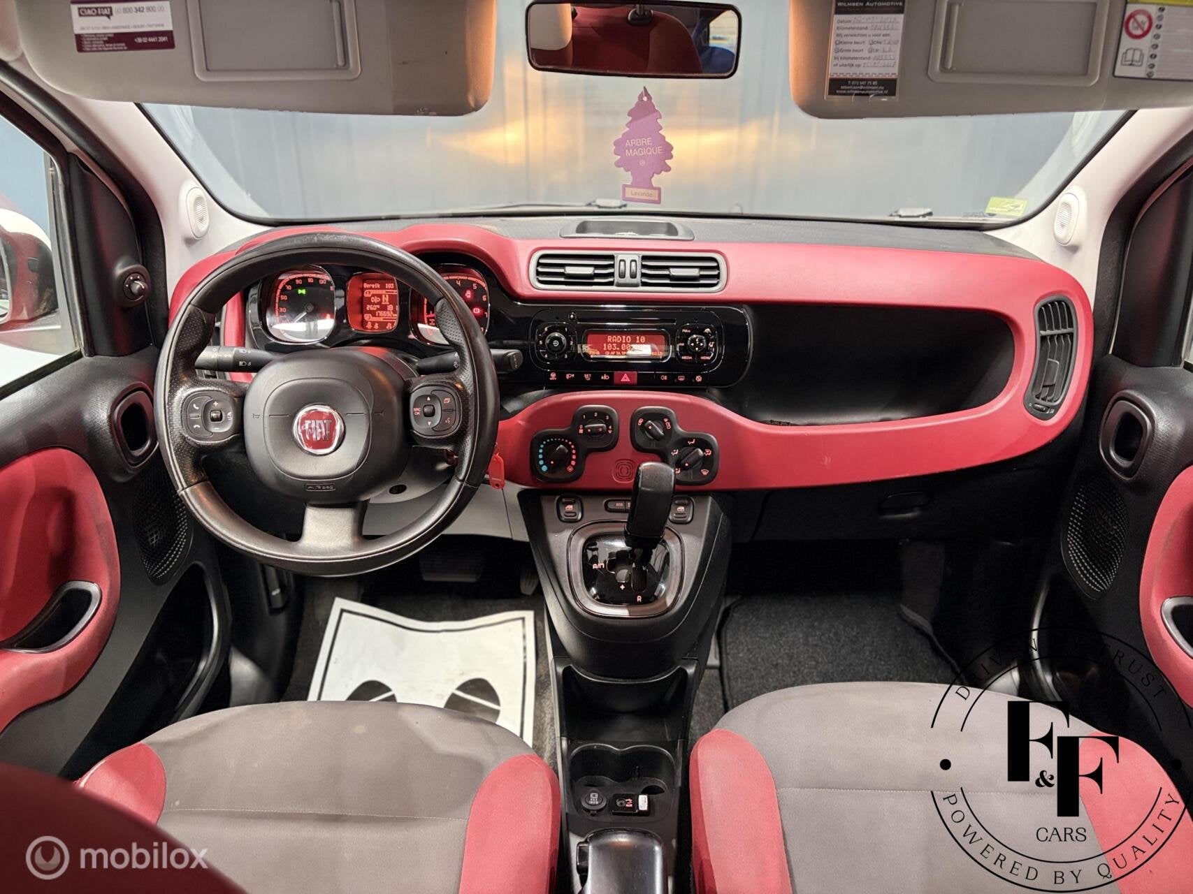 Fiat Panda 0.9 TwinAir Lounge, Auto's, Fiat, Euro 5, Zwart, Panda, Origineel Nederlands