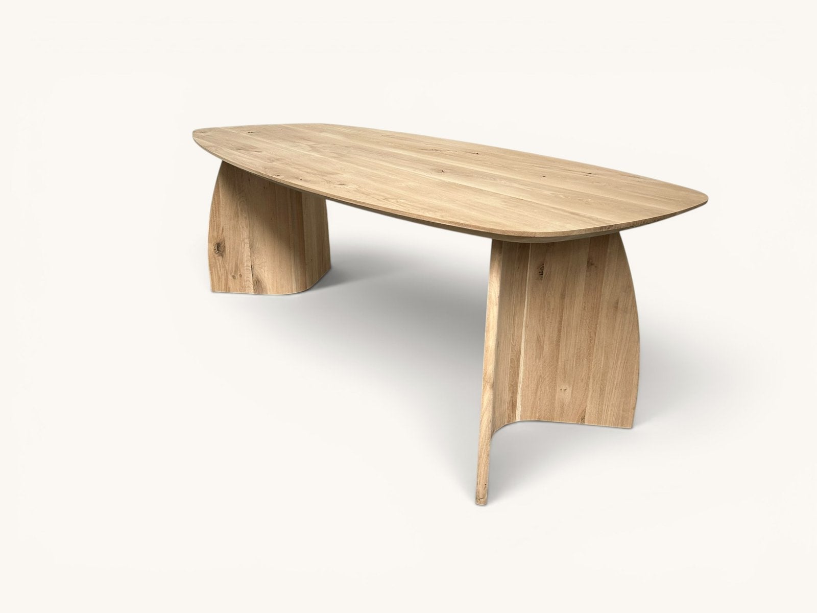 Deens ovale eettafel 240 cm | Massief eiken | Voorraad, Huis en Inrichting, 100 tot 150 cm, Verzenden, Vijf personen of meer, Japandi scandinavisch