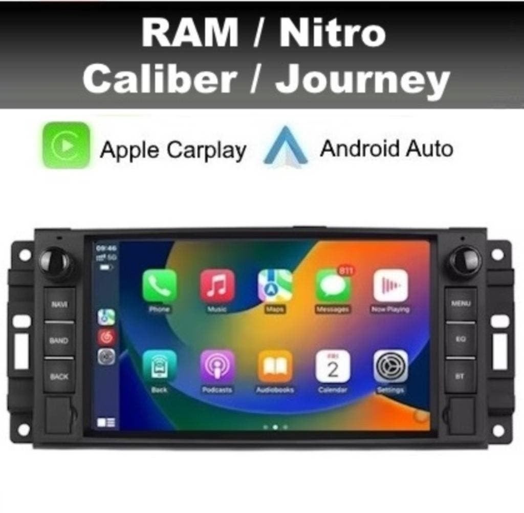 Dodge RAM Nitro radio android 14 navigatie apple carplay dab, Ophalen of Verzenden, Nieuw