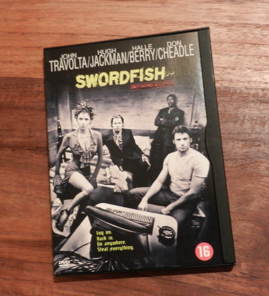 Swordfish DVD, Cd's en Dvd's, Dvd's | Actie, Zo goed als nieuw, Actie, Vanaf 16 jaar, Ophalen of Verzenden