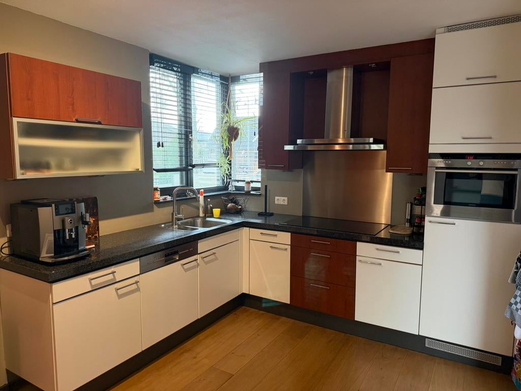 Te koop  siematic keuken, servieskastenen inbouwapperatuur, Ophalen, Gebruikt, Overige kleuren, Hoekkeuken