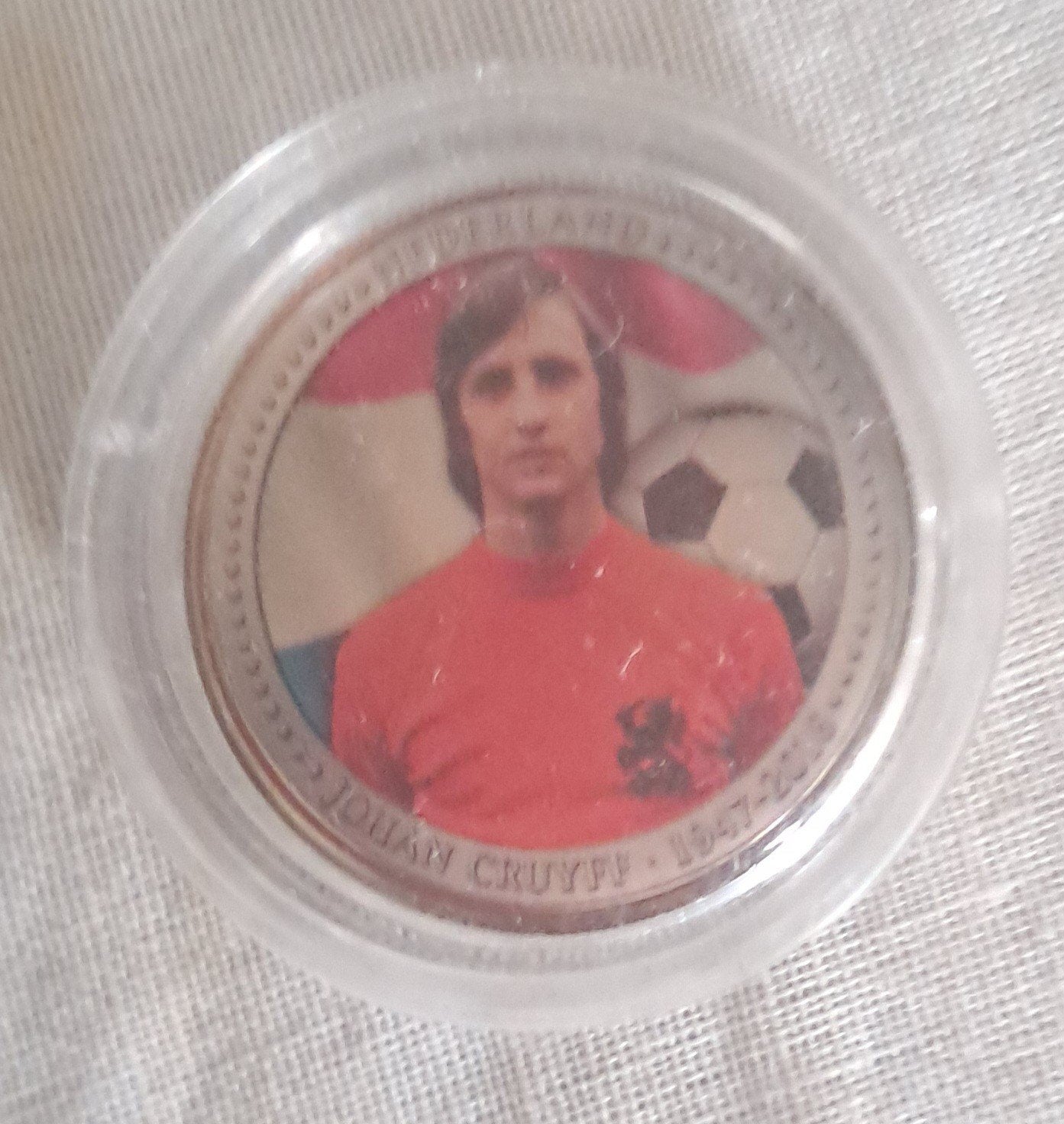 2 Euro Johan Cruyff Herdenkingsmunt, Verzamelen, Ophalen of Verzenden, Ajax