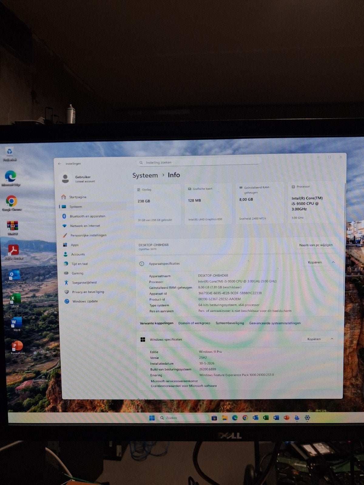 2x Dell optiplex 3070 SFF / office / i5-9500 / 8gb  / 256gb, Computers en Software, Desktop Pc's, 256 GB, 8 GB, Ophalen of Verzenden