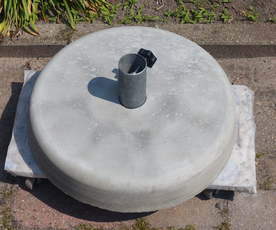 Droogmolen houder cq parasol voet van beton, 35 of 50 kg., Tuin en Terras, Ophalen, Nieuw, Droogmolen