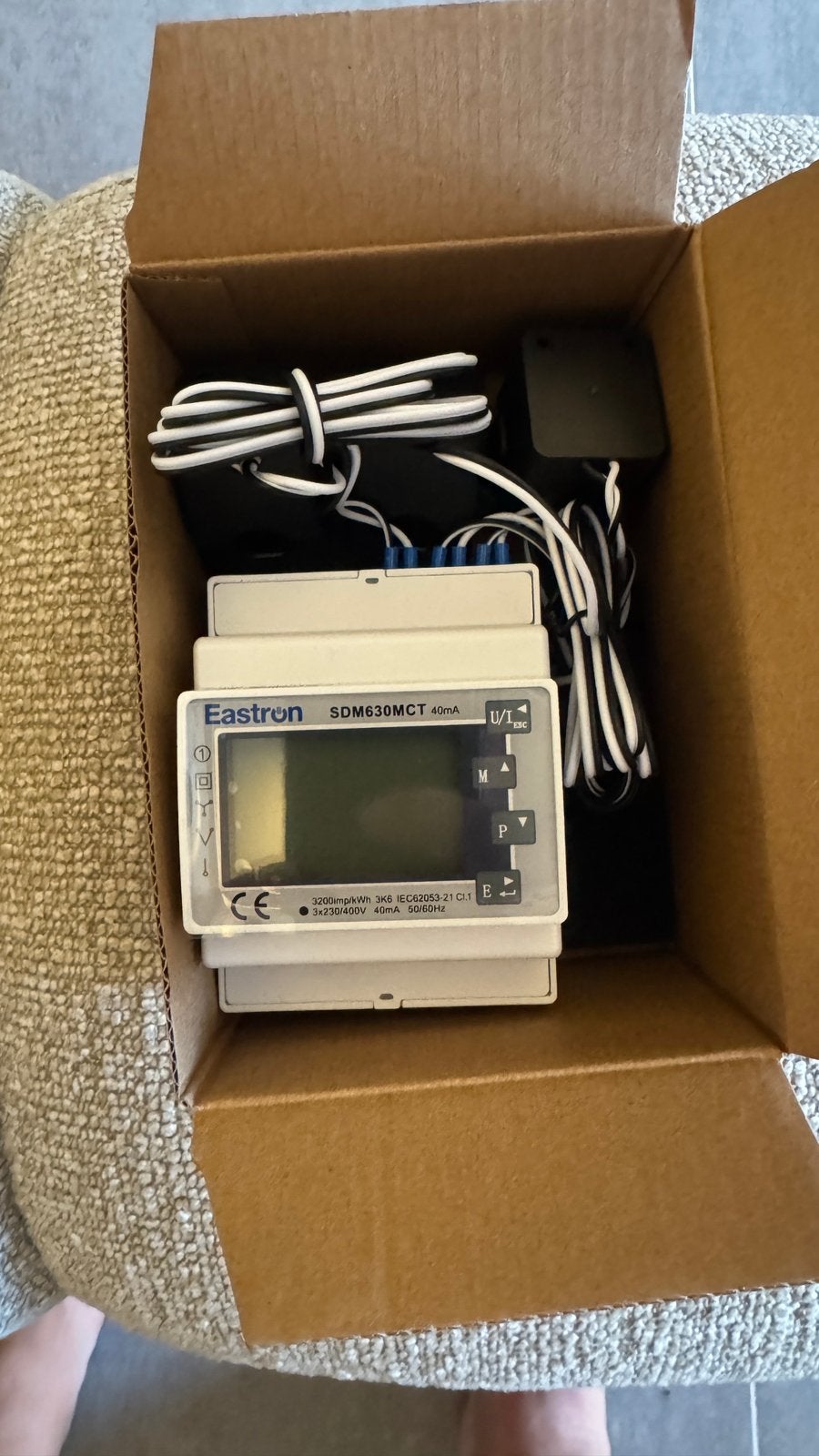 Nieuwe Eastron kWH meter 3-fase, Ophalen of Verzenden, Nieuw