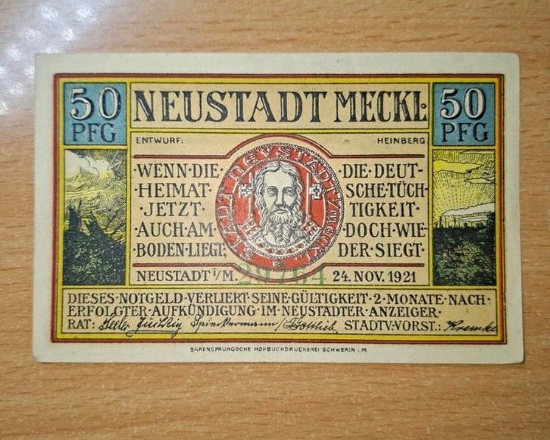Duits Notgeld Neustadt Noodgeld, Ophalen of Verzenden, Duitsland
