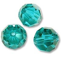 Swarovski 5000 Blue Zircon 4mm 24 Stuk  of Per stuk, Ophalen of Verzenden, Nieuw, Kraal