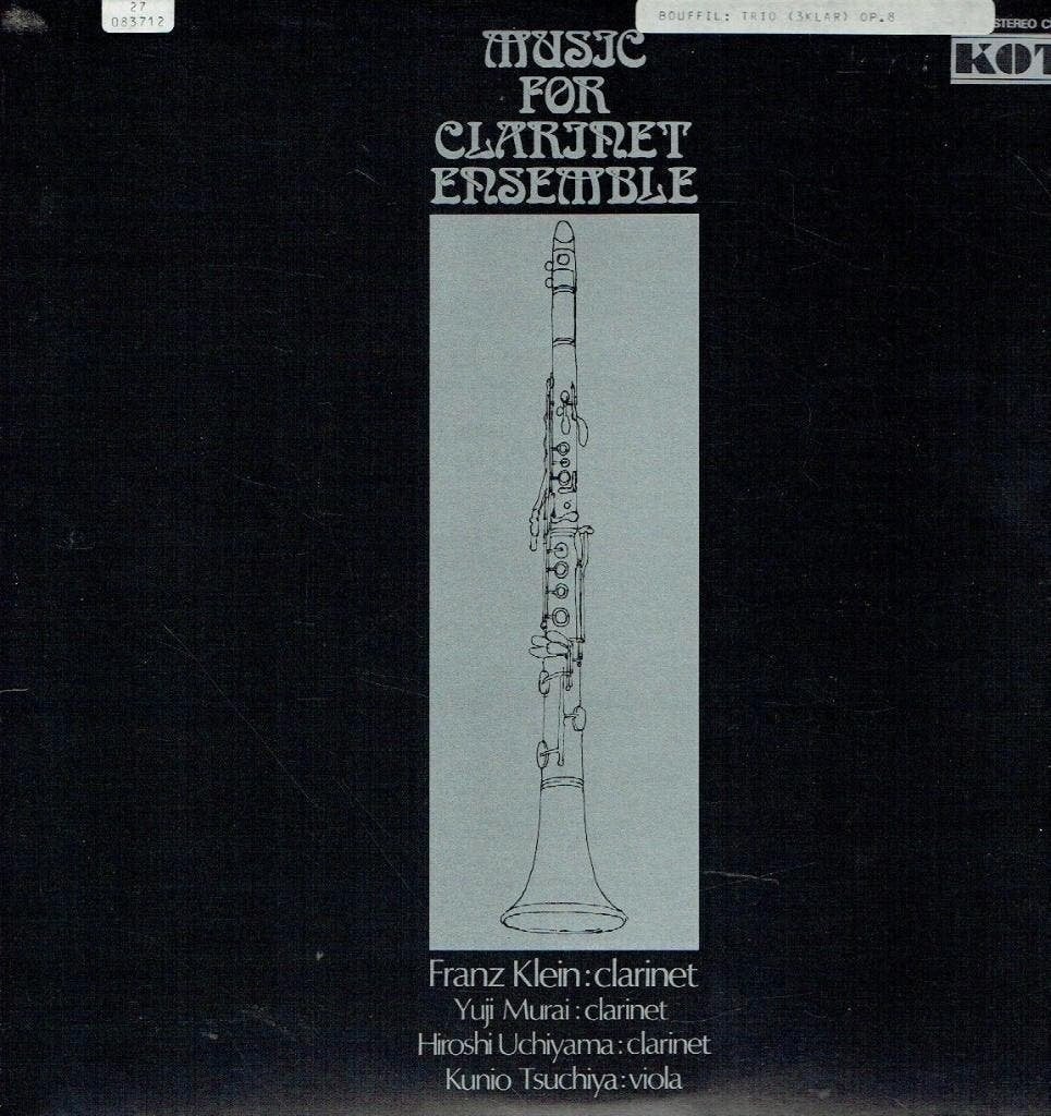 Klein Murai Uchiyama Tsuchiya–Music for Clarinet Ensemble, Kamermuziek, Verzenden, Zo goed als nieuw, 12 inch