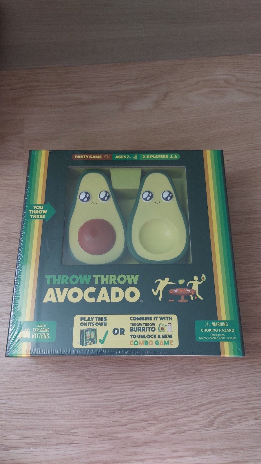 Throw Throw Avocado - Nieuw! (nog ingeseald), Vijf spelers of meer, Ophalen of Verzenden, Nieuw, Exploding Kittens