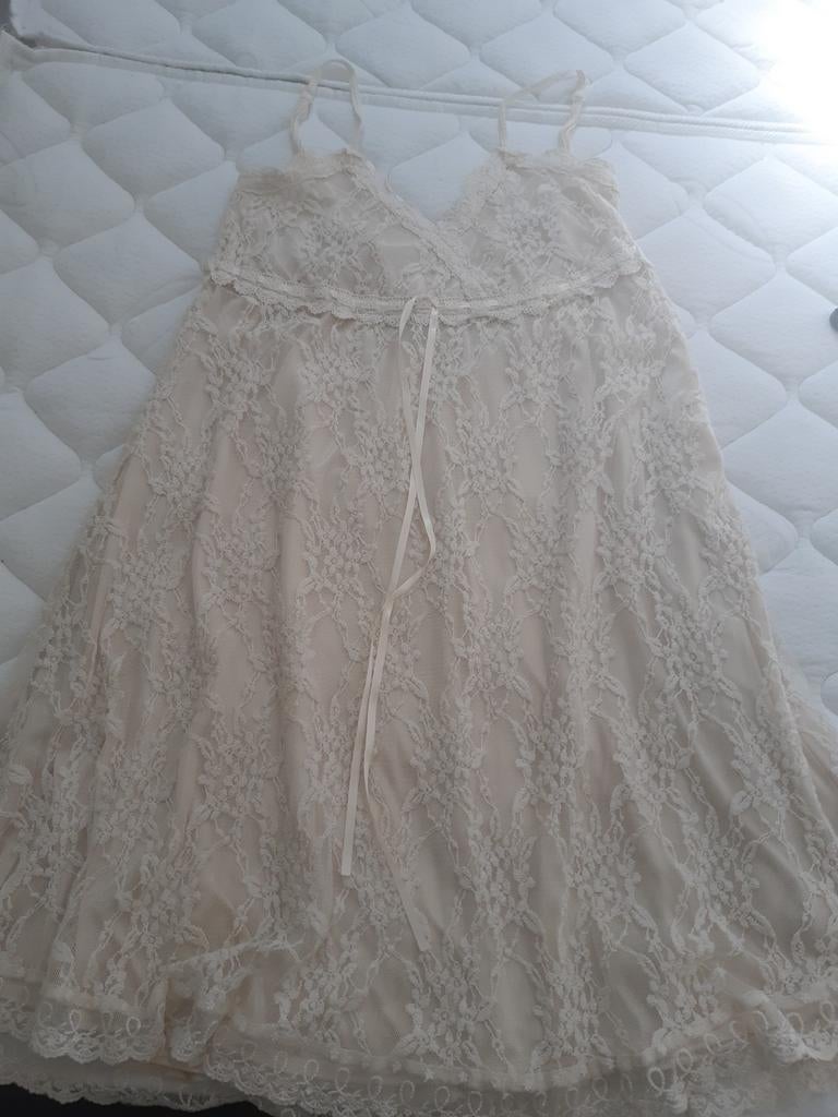 Zomerjurk m, Kleding | Dames, Jurken, Maat 38/40 (M), Beige, Ophalen of Verzenden, Zo goed als nieuw
