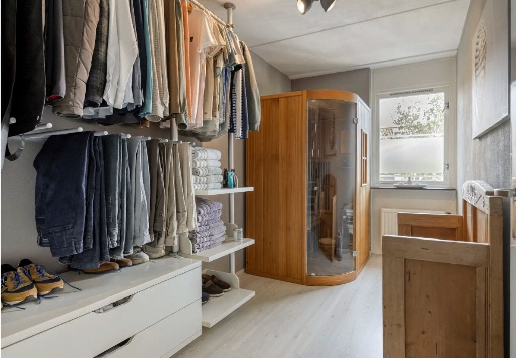 kleding rek / kast, Huis en Inrichting, Gebruikt, 150 tot 200 cm, 50 tot 75 cm, Ophalen