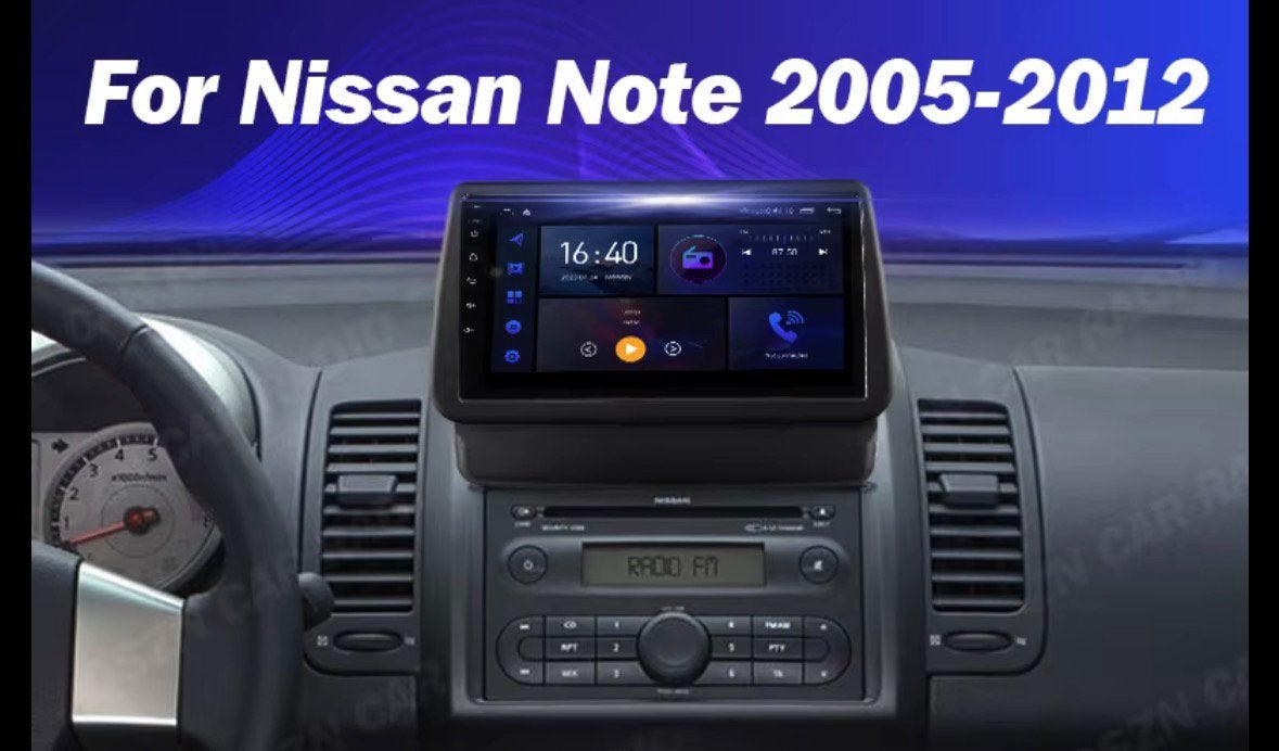 Nissan Note 2005–2012 – 9 inch CarPlay scherm – Nieuw, Ophalen, Zo goed als nieuw