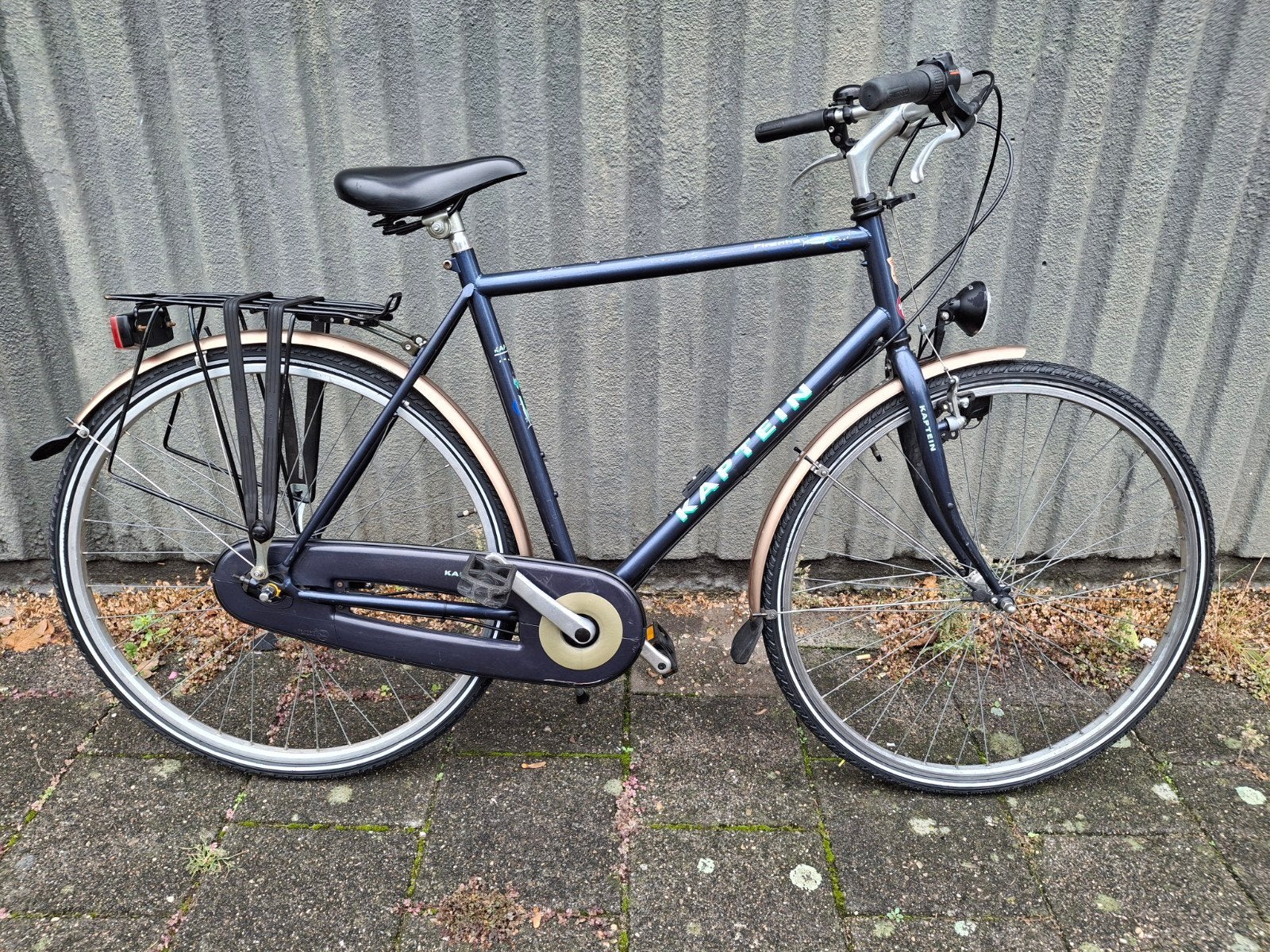 Nette Kaptein herenfiets Framemaat 57 - 4 versnellingen, Overige merken, Gebruikt, Versnellingen, Ophalen of Verzenden