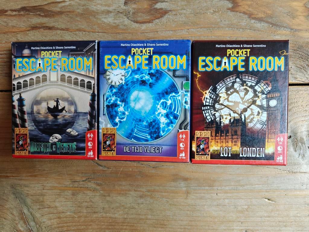 3 X Escape Room., Ophalen of Verzenden, 999 Games., 999 Games., 999 Games.
