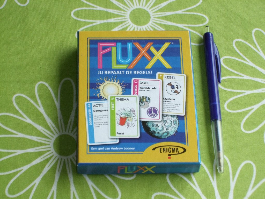 Fluxx - Jij bepaalt de regels! - Een spel van Andrew Looney, Vijf spelers of meer, Ophalen of Verzenden, Zo goed als nieuw