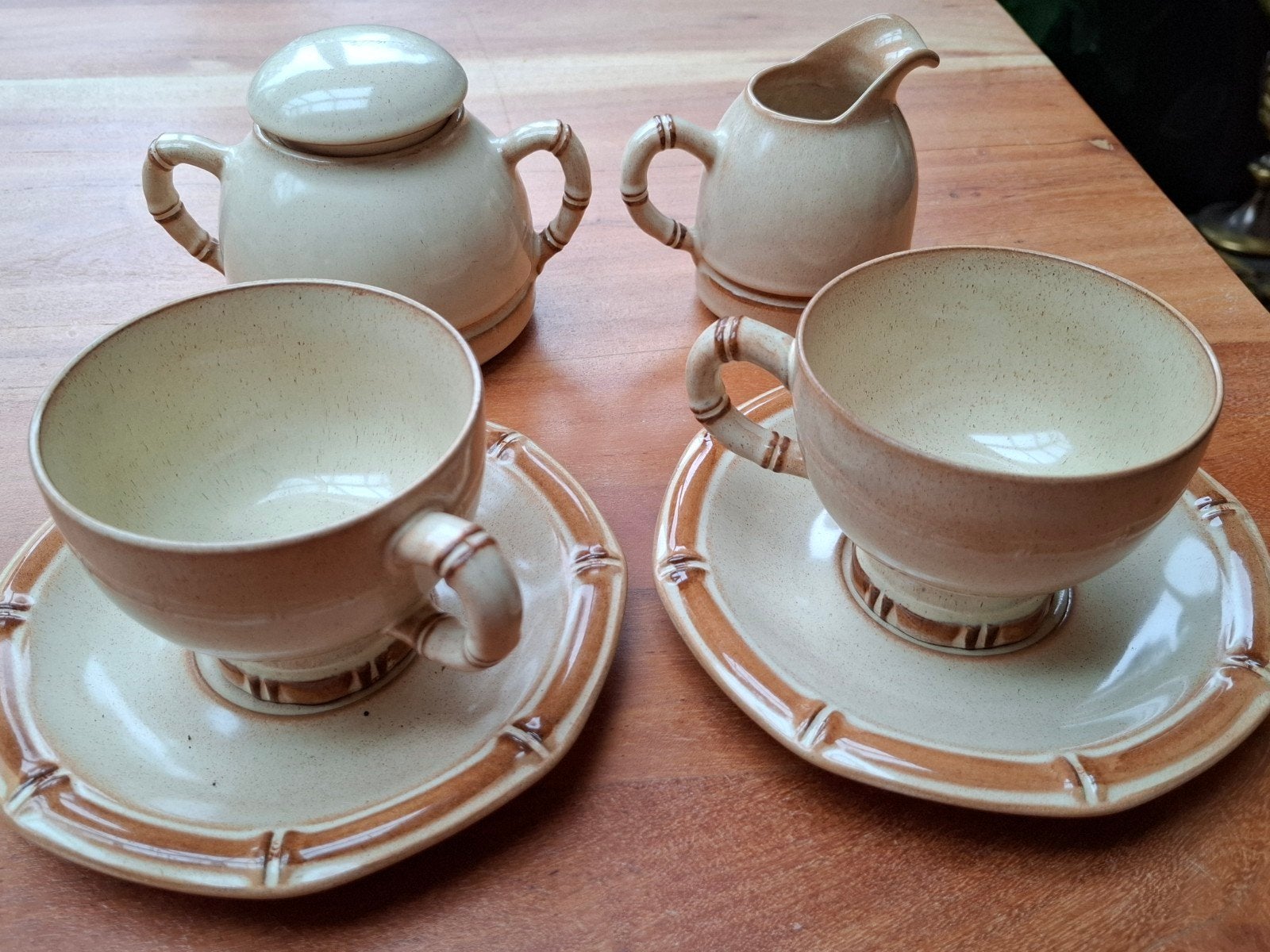 Bambus Friesland serviesdelen bamboe - Melitta Ceracron, Ophalen of Verzenden