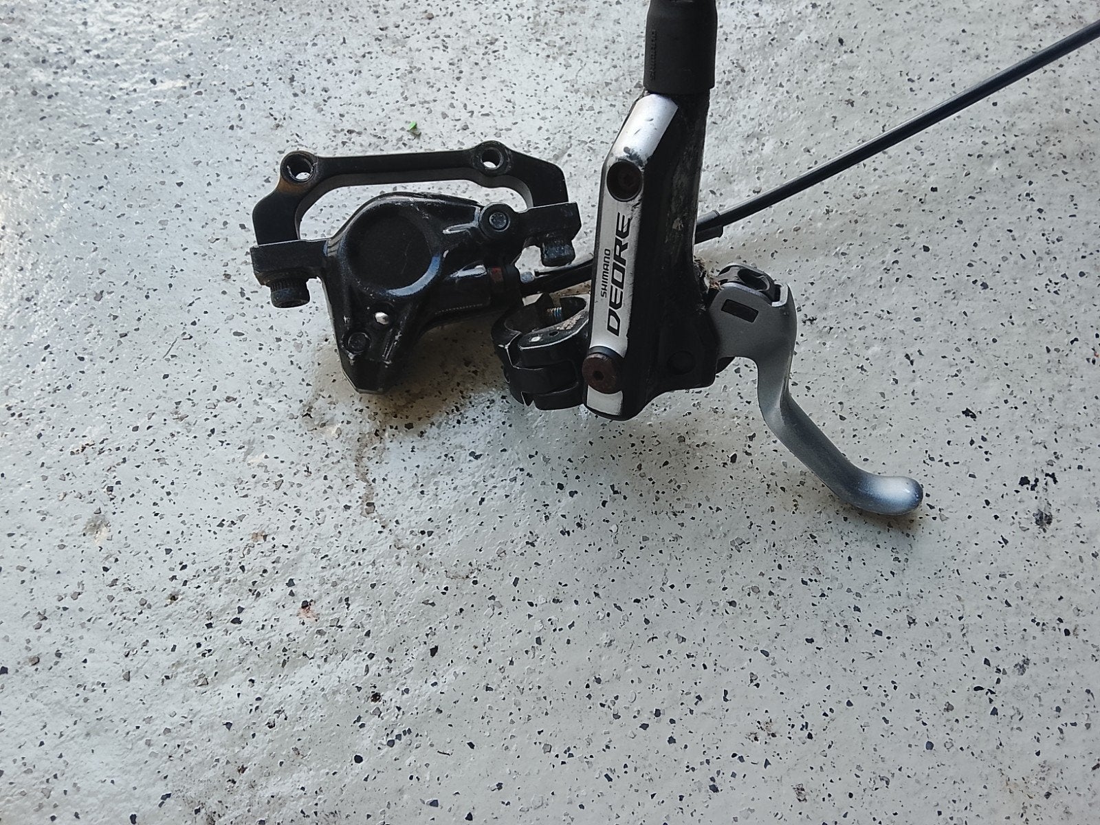 Shimano deore remwerk schijfrem retro, Fietsen en Brommers, Fietsonderdelen, Verzenden, Kinderfiets, Remmen, Shimano deore