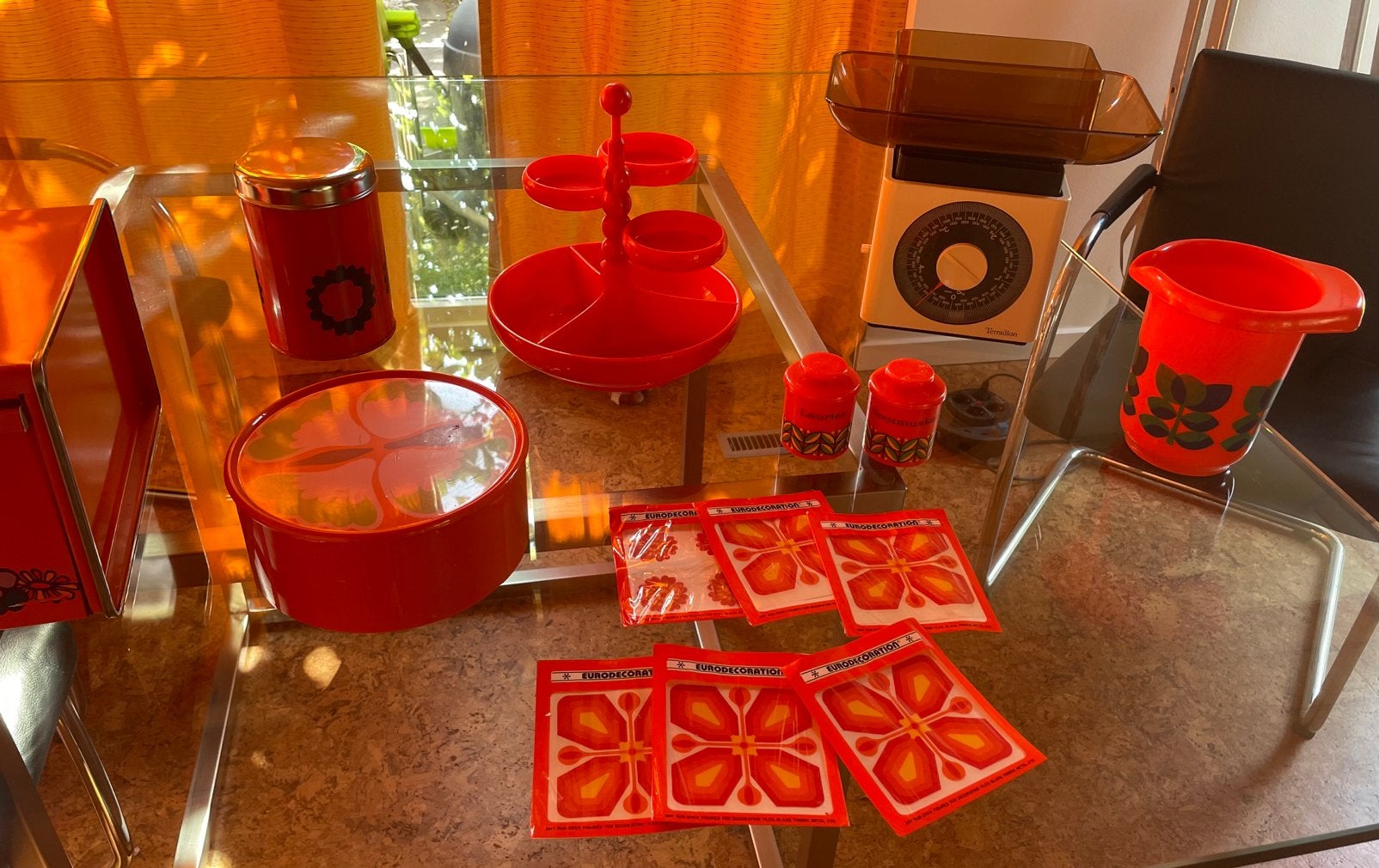 Partij retro jaren 70 keukenverzameling, Verzamelen, Retro, Ophalen of Verzenden, Huis en Inrichting