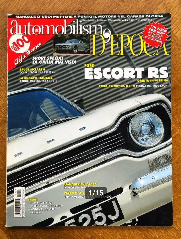 Automobilismo D'Epoca nr. 8 2010 *, Alfa Romeo, Nieuw, Ophalen of Verzenden, Automobilismo D'Epoca