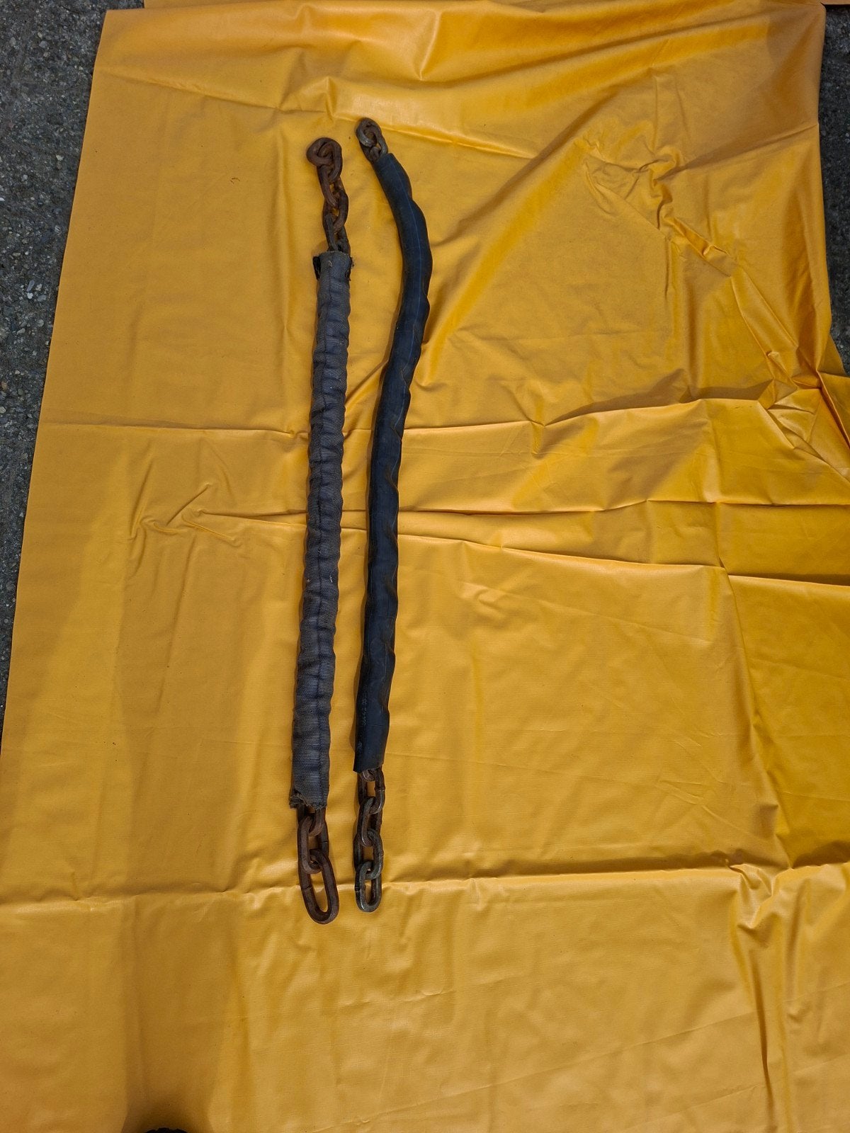Zware kettingen (2 stuks), Doe-het-zelf en Verbouw, IJzerwaren en Bevestigingsmiddelen, Ophalen of Verzenden, Gebruikt, 250 mm of meer