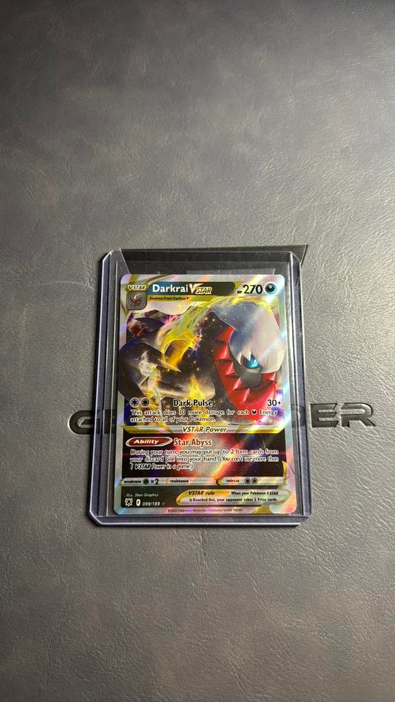Darkrai VSTAR 099/189 NM/M, Ophalen of Verzenden, Zo goed als nieuw, Losse kaart