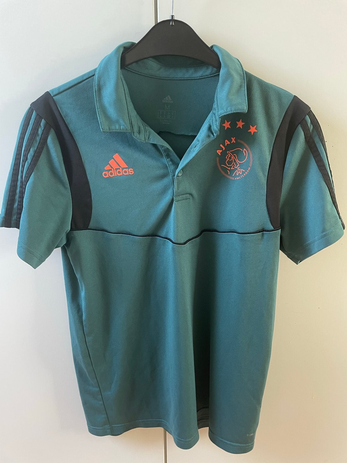 Ajax Adidas Polo Shirt Maat M, Ophalen of Verzenden, Zo goed als nieuw, Maat 48/50 (M), Groen