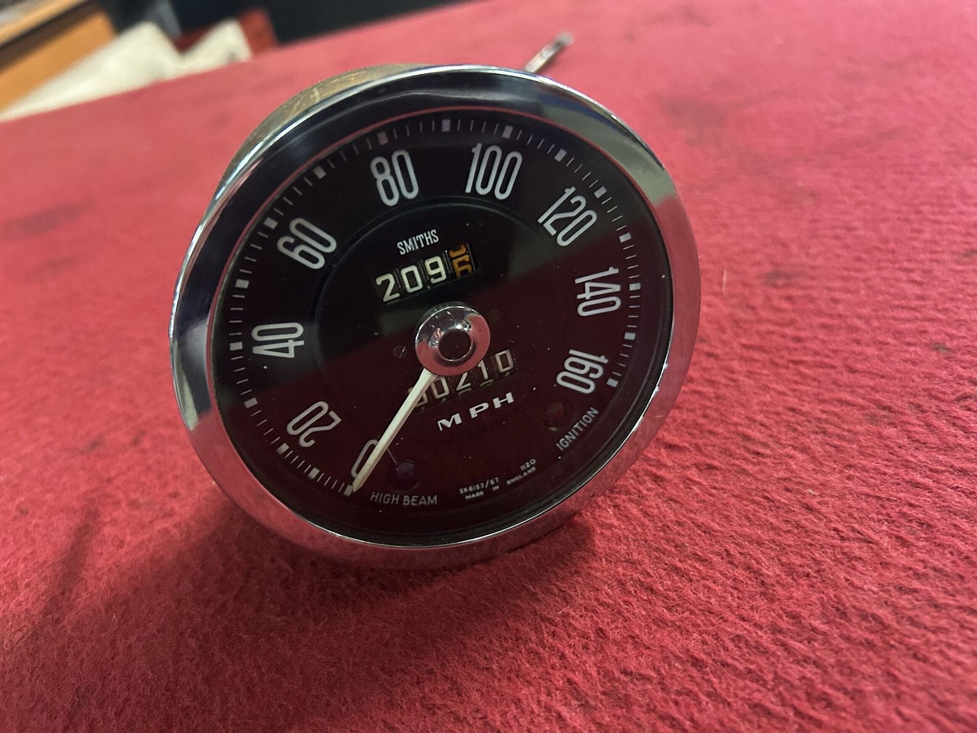 Aston Martin DB4 snelheidsmeter, Gebruikt, -, -, Ophalen of Verzenden