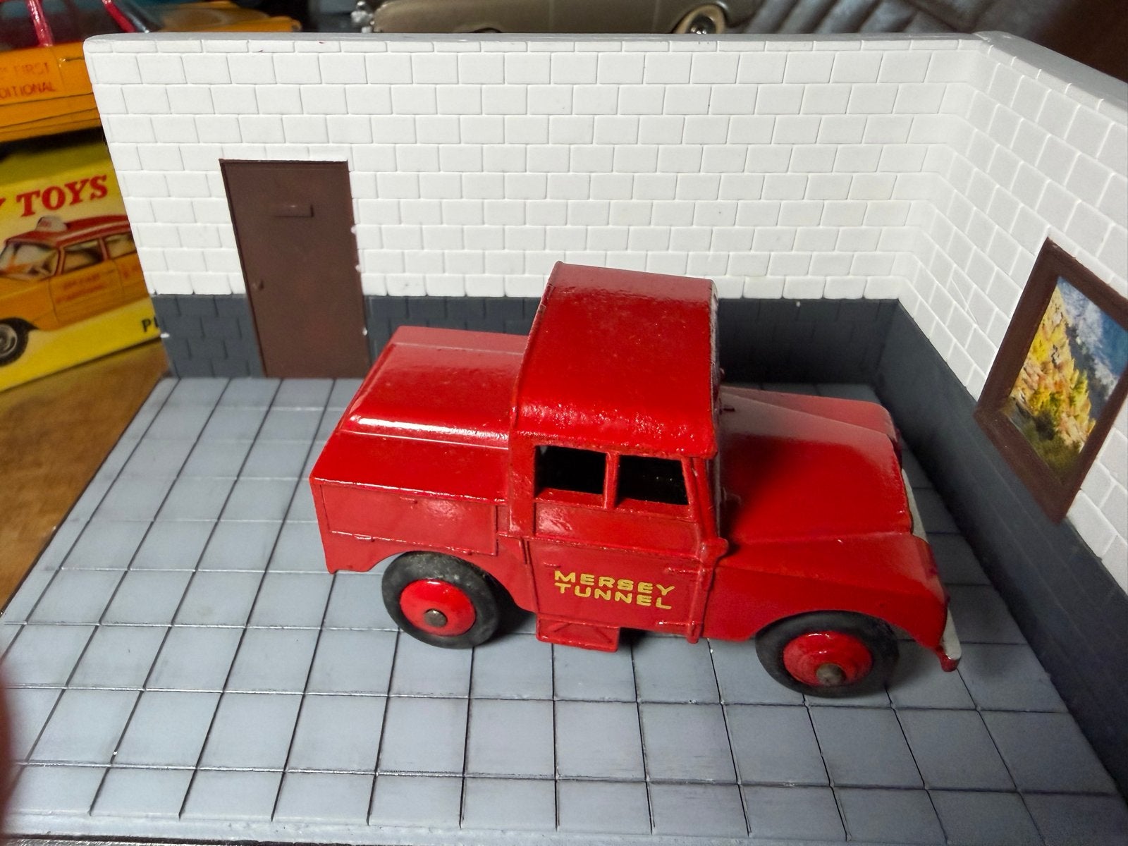 Dinky Toys Mersey Tunnel Van Police - landrover rover, D, Auto, Nieuw, Dinky Toys