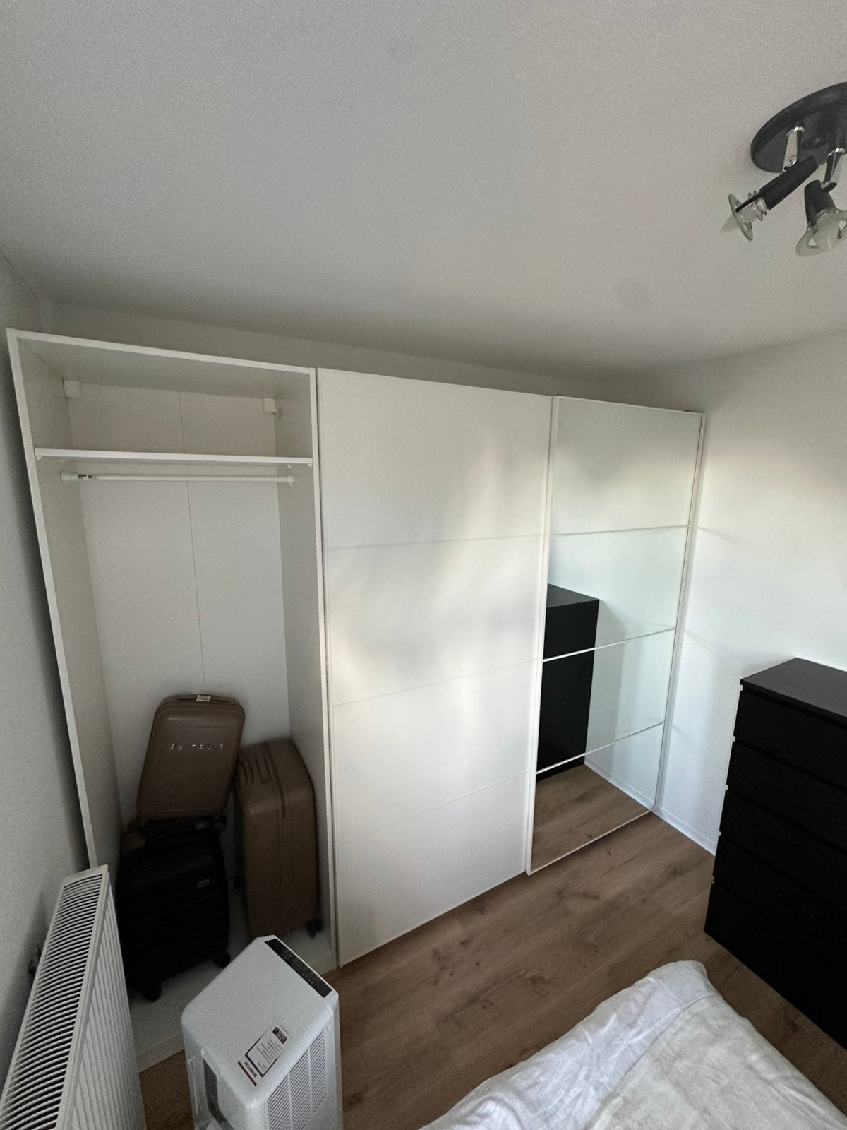IKEA PAX kledingkast 275 cm | AULI/MEHAMN schuifdeuren, Ophalen, Zo goed als nieuw, 50 tot 75 cm, 200 cm of meer