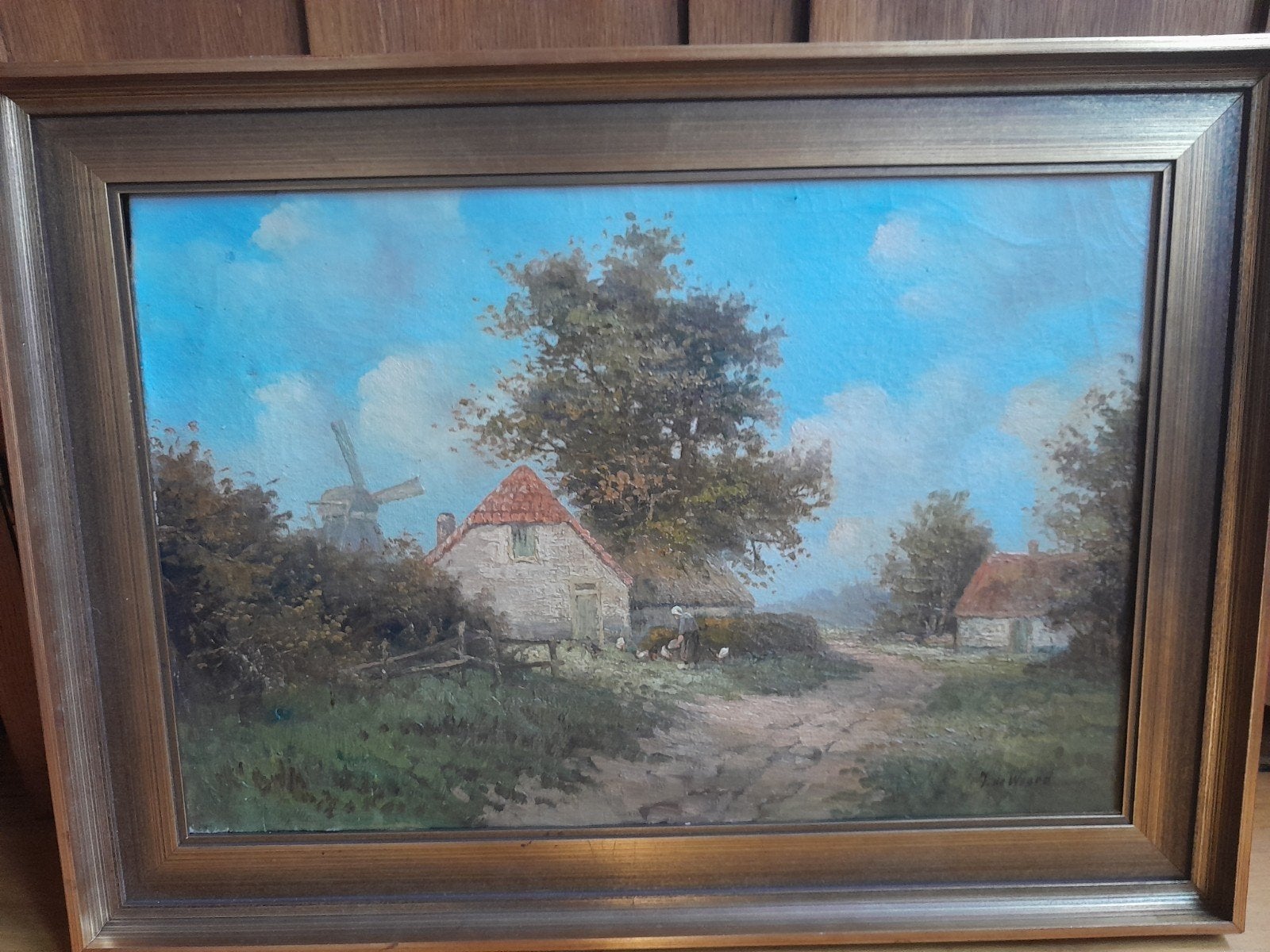 olieverfschilderij, Ophalen of Verzenden