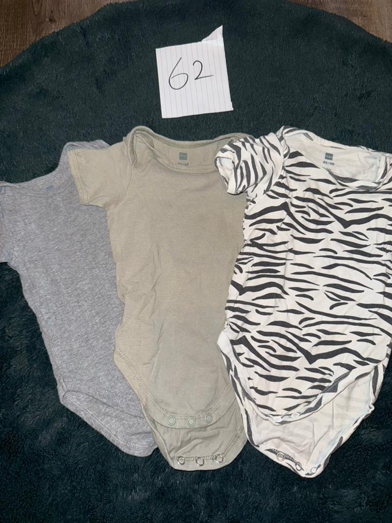 3x Hema Romper • Maat 62, Ophalen of Verzenden, Zo goed als nieuw, Jongetje of Meisje, Nacht- of Onderkleding