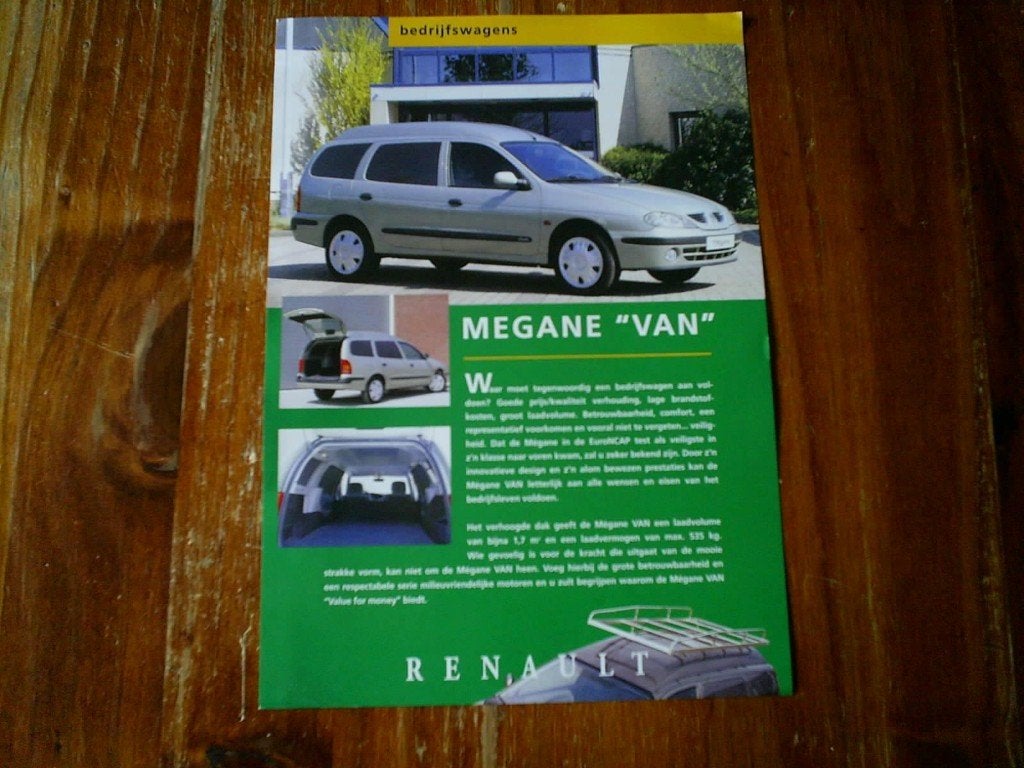Renault Megane Van, Verzenden, Zo goed als nieuw, Renault