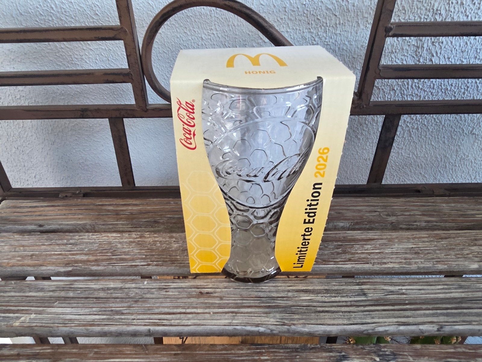 McDonald's Coca-Cola Glas Honig Limited Edition 2026, Ophalen, Nieuw, Frisdrankglas
