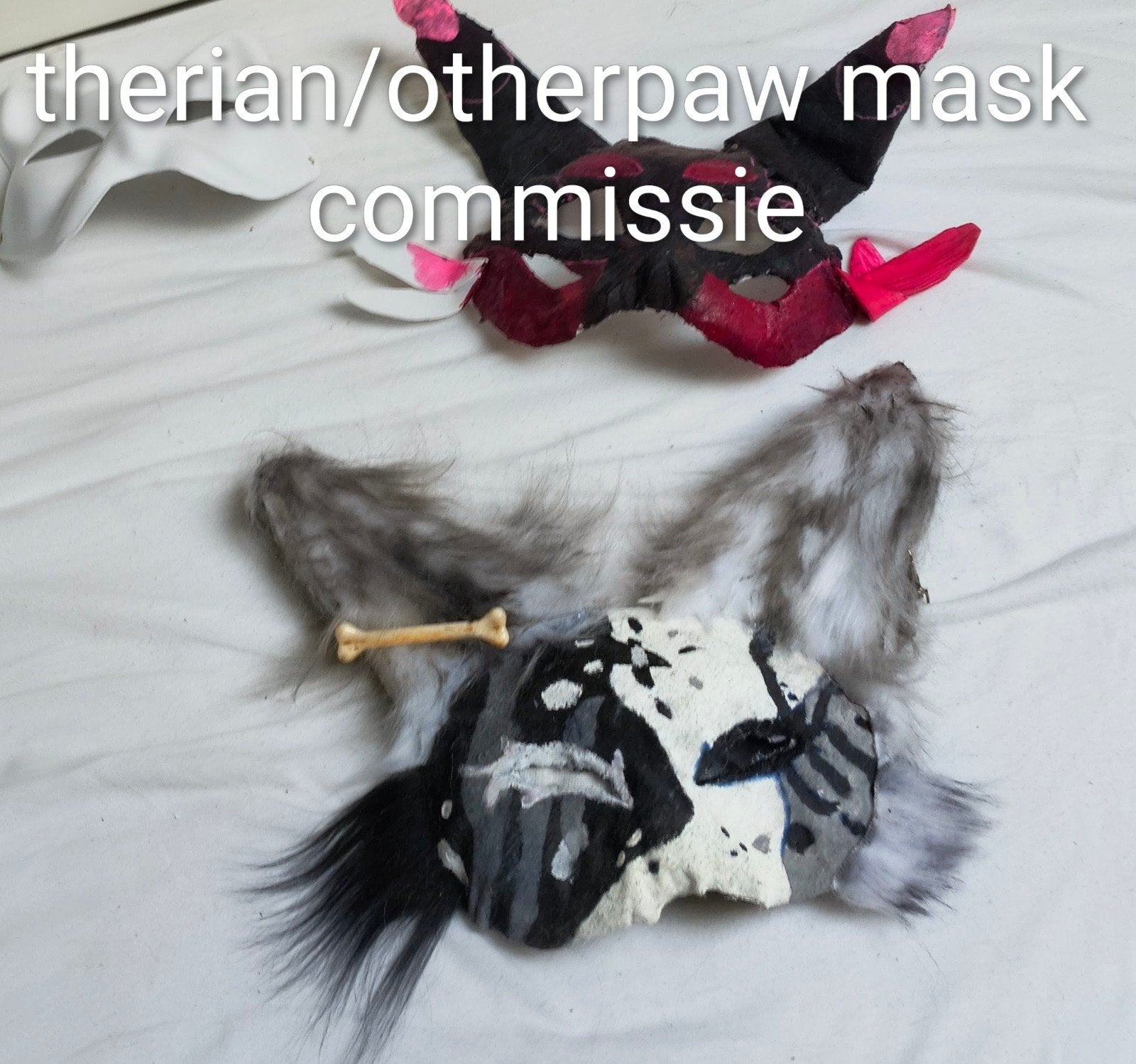 Therian/Otherpaw Masker Commissie - Handgemaakt, Ophalen of Verzenden
