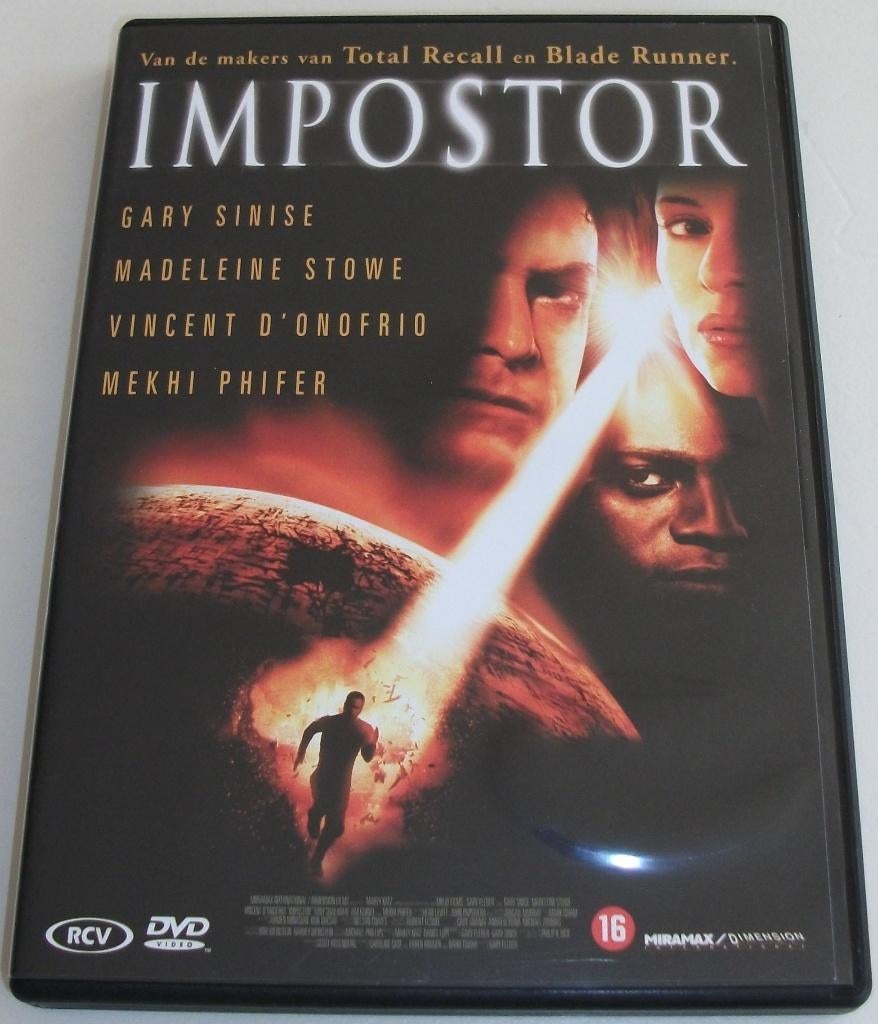 Dvd *** IMPOSTOR *** Mensachtige droïden als bommen, Vanaf 16 jaar, Ophalen of Verzenden, Gebruikt, Science Fiction