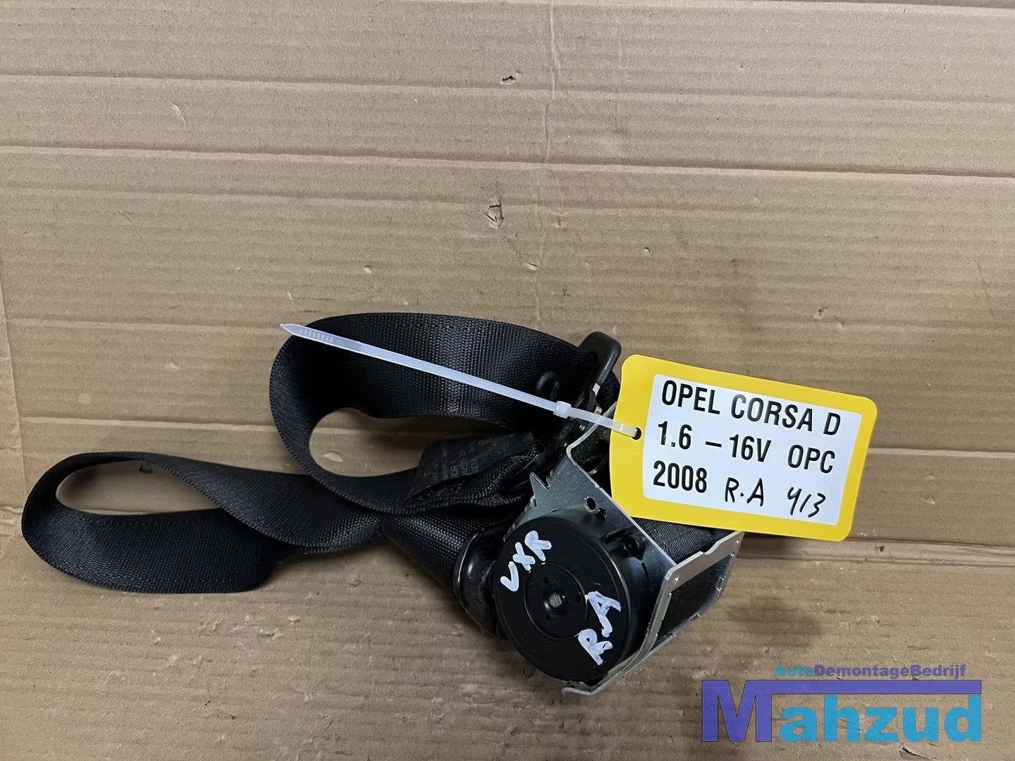 OPEL CORSA D Rechts achter gordel 3 deurs 2005-2014, Auto-onderdelen, Gebruikt, Opel Automobile GmbH, Ophalen of Verzenden, Kontakt@opel-infoservice.de