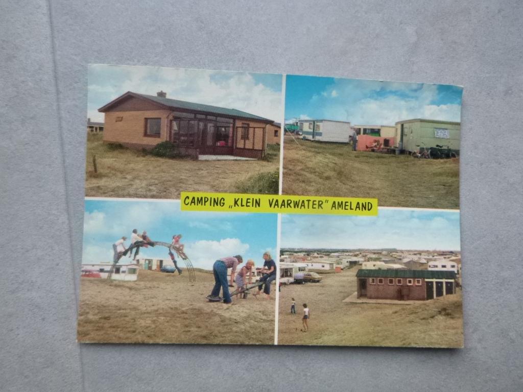 Ameland, Buren camping Klein Vaarwater/panorama 1978, Verzenden, 1960 tot 1980, Ongelopen, Waddeneilanden