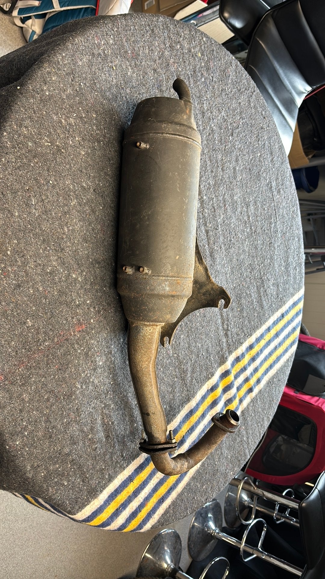 Piaggio 50cc 2 takt uitlaat, Fietsen en Brommers, Ophalen of Verzenden, Gebruikt, Uitlaat, Piaggio